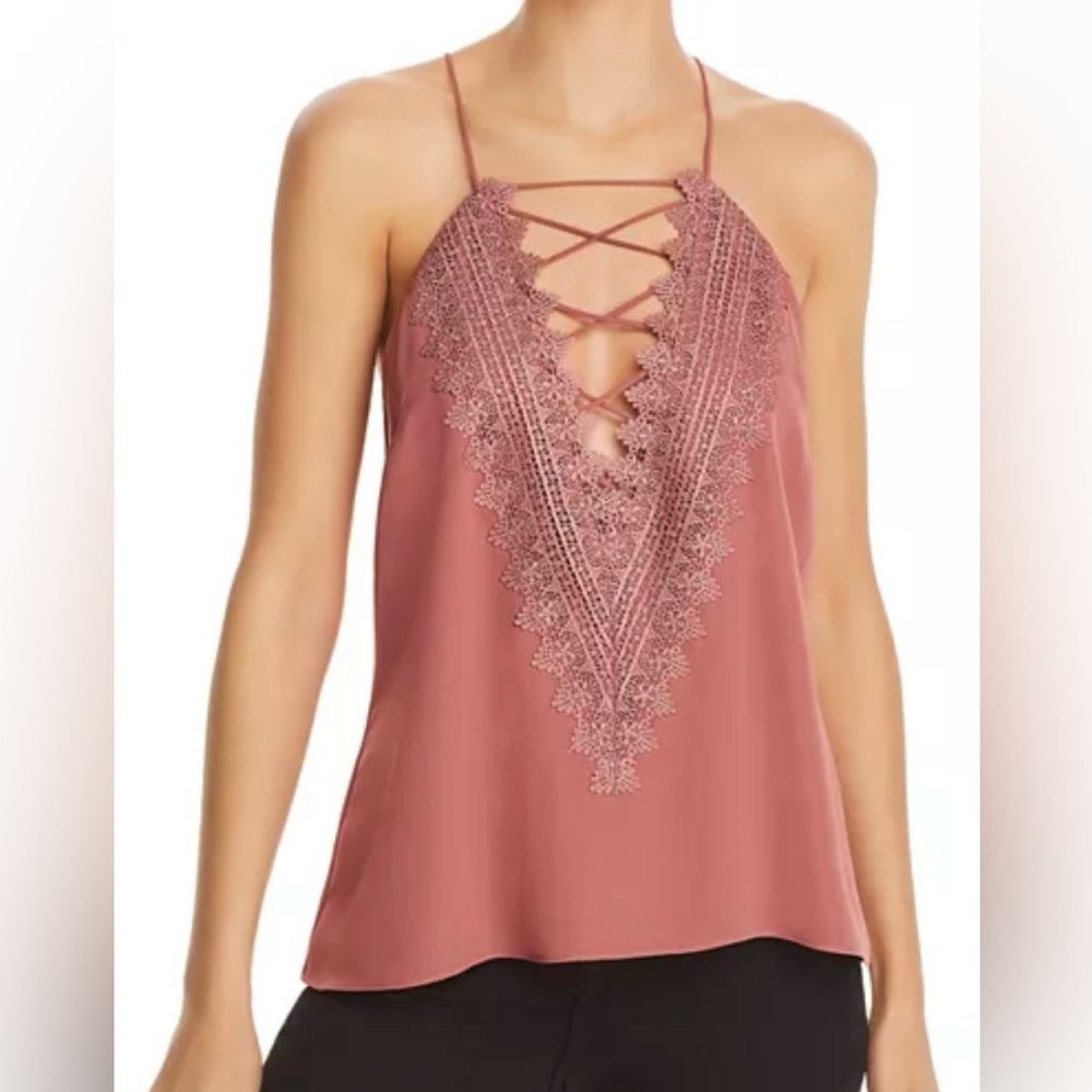 WAYF Posie Lined Lace Strappy Cami Size S #58